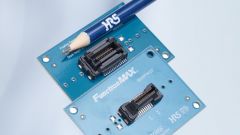 FunctionMAX series by HIROSE are "floating" board-to-board connectors for the safe transmission of high-speed signals.