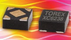 XC6238 from TOREX is a high speed, low noise LDO in an ultra-small UFN-4A01 package.