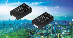 PANASONIC Industry has advanced its flat SMD aluminum polymer capacitors from the 2022-introduced JX and KX series, also known as SP-Caps and designed specifically for demanding environmental conditions.