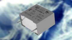 KEMET's R52 series of miniaturised X2 film capacitors for harsh environments.