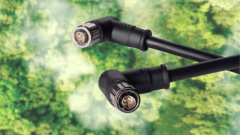 The small size M8 connector from SINBON combines power transmission up to 8A with the new Single Pair Ethernet Technology.