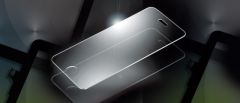 A shining custom front- and protective glass for touch screens on a cellphone.