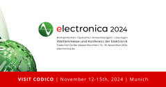 Meet the CODICO team in Munich at Electronica: 12.-15.11.2024