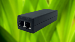 PHIHONGs 15,4W PoE-Injektor ist IEEE802.3af-konform und erfüllt die Level-VI-Effizienz.