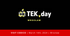 Meet the CODICO team in Wroclaw at TEKday: 14.03.2024
