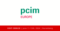 Meet the CODICO team in Nuremberg at PCIM Europe: 11.-13.06.2024