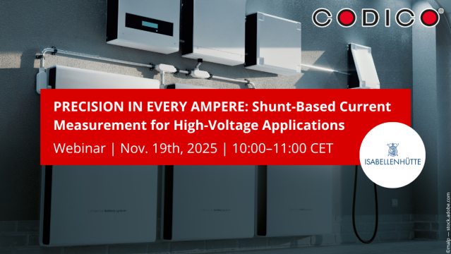 Shunt-Based Current Measurement for High-Voltage Applications | CODICO.com